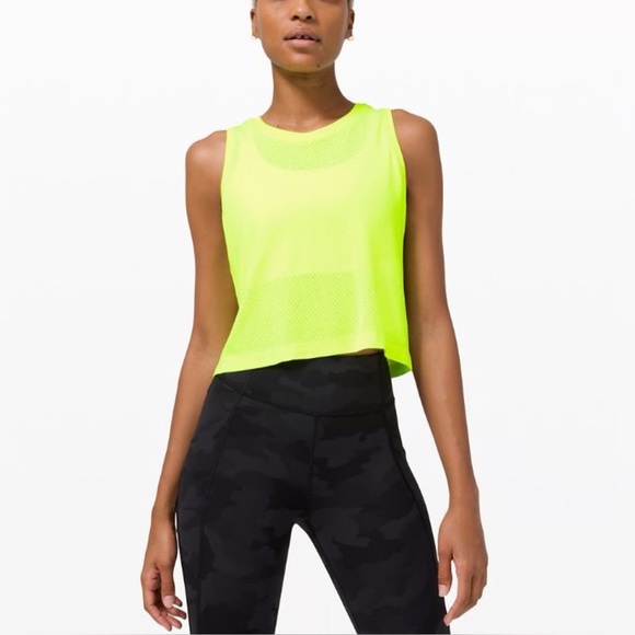Lululemon Swiftly Breathe Cropped Tank - Picture 1 of 5